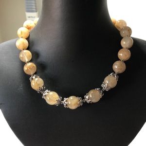 Rutilated Quartz Artisan Necklace -- NWOT